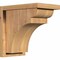 Ekena Millwork Yorktown Smooth Corbel w/Backplate, Western Red Cedar, 7 1/2"W x 12"D x 12"H COR08X12X12YOR01SWR - alternate 1